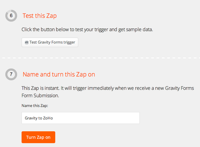 Making Your Gravity Forms Work For You | Test and Save Zapier